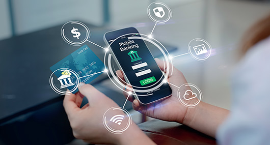 Visual guide on protecting businesses from cyber threats, emphasizing fraud prevention for Texas banking accounts.
